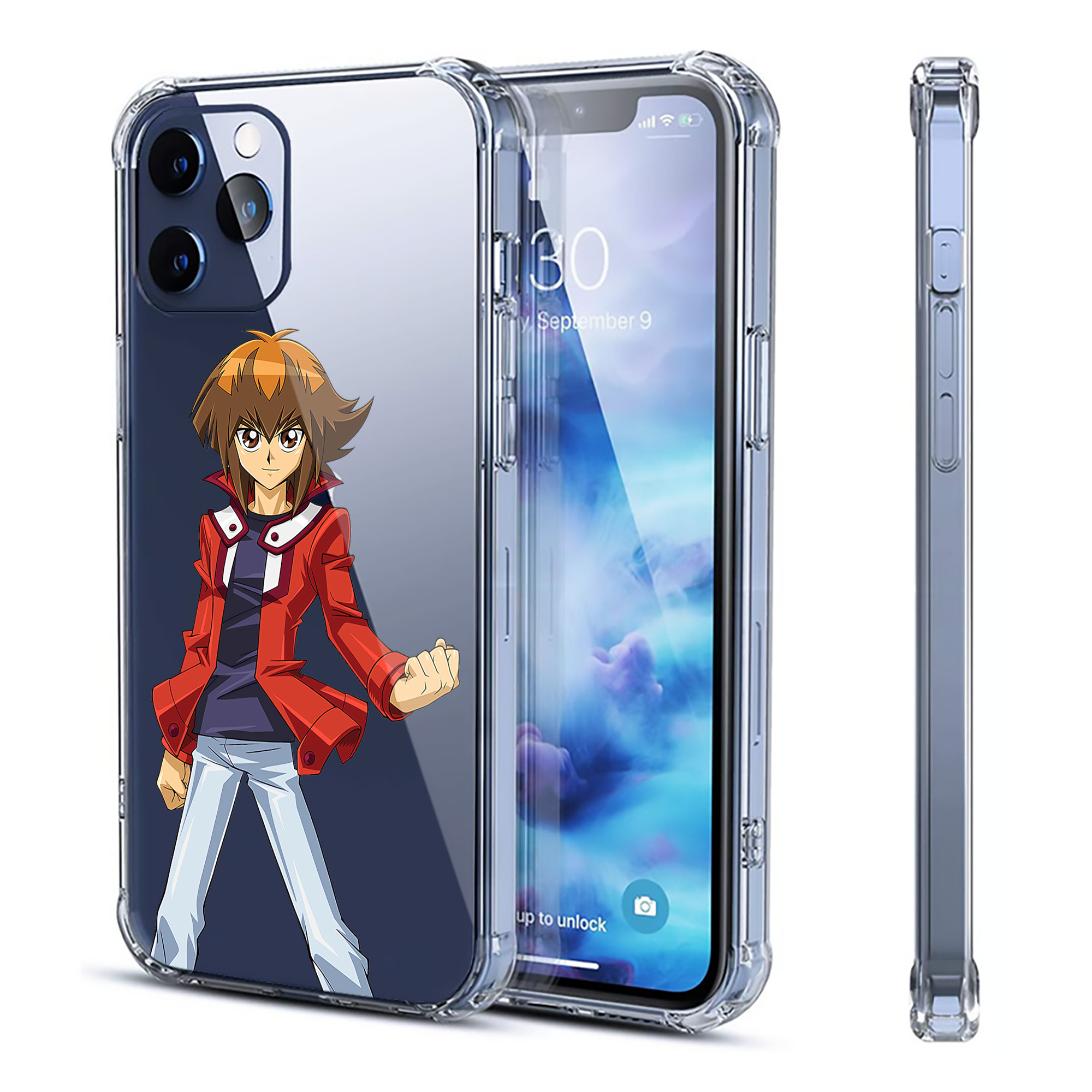 （画像用） 遊☆戯☆王 Yu-Gi-Oh! 【iPhone 12シリーズ対応】透明スマホケース（クリアソフトケース）